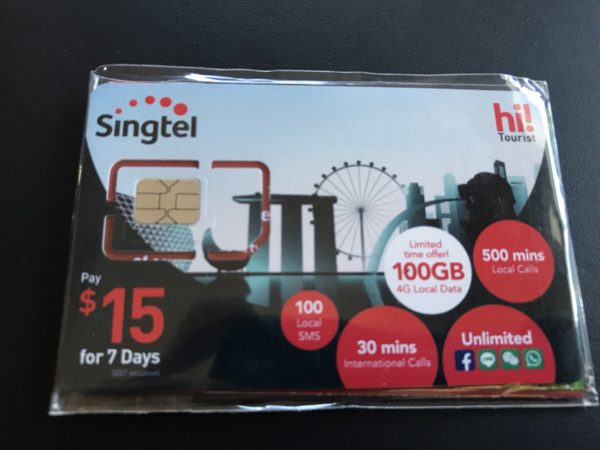 シンガポール　SIMカード　購入方法